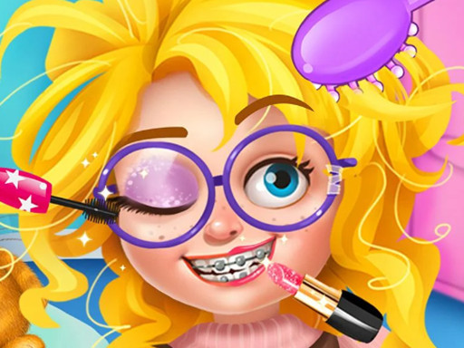 Nerdy Girl Makeup Salon gameplay